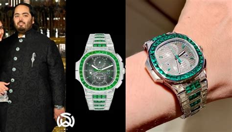 anant ambani patek philippe|anant ambani pre wedding watch.